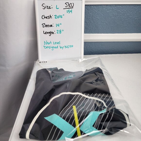 Neff Electric Run Graphic T-Shirt Designed By Next Level Large Cotton & Polyes - Picture 8 of 8